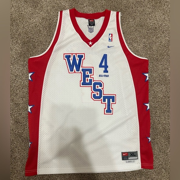 Nike Red and White Chris Webber all star jersey - Picture 1 of 8